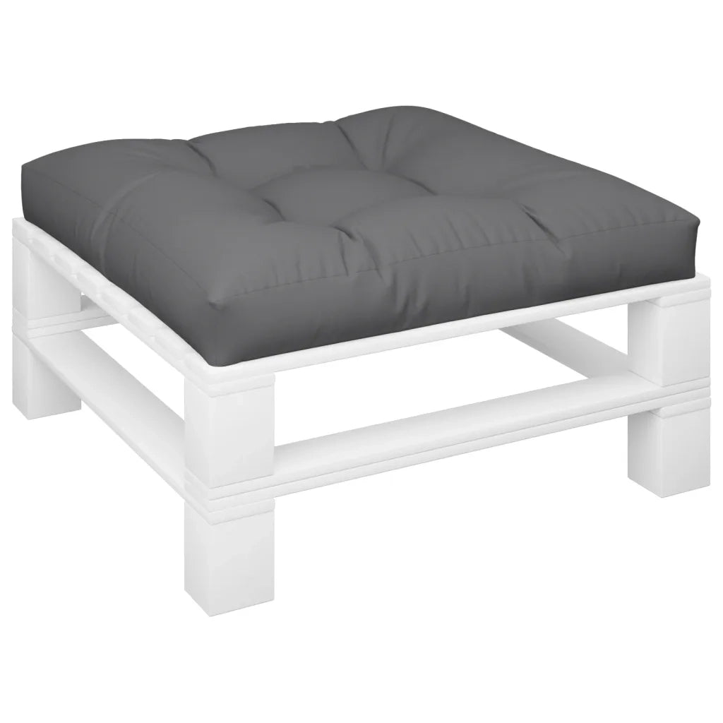 Cuscino per pallet | Cuscini per sedie Antracite 70x70x12 cm in Tessuto