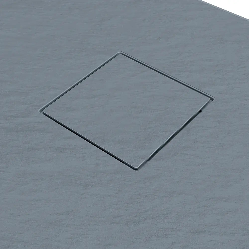Piatto doccia 90x170 cm colore grigio effetto pietra | Samos