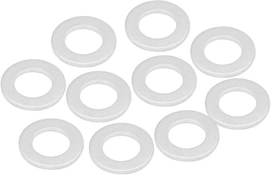Flessibile di chiusura in alluminio - 10 pezzi - Diametro esterno 23mm - Diametro interno 14mm - Adatto per Accord 2017 - Gomma di chiusura