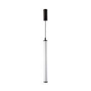 Lampada sospesa COMO titanio vetro rigato LED 26W Zuma Line