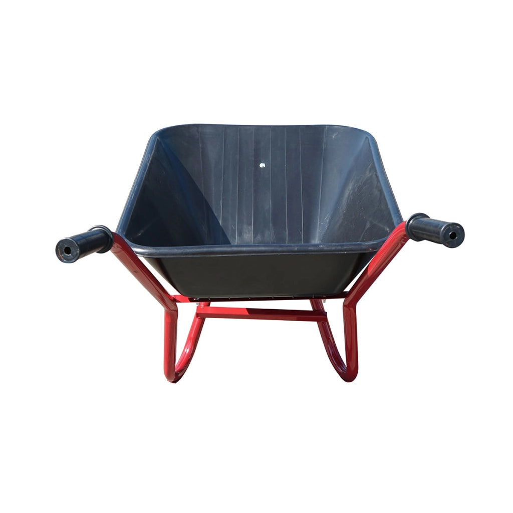 Carriola con secchio in plastica da 80 litri con ruota pneumatica 400/8 e telaio in metallo THOR