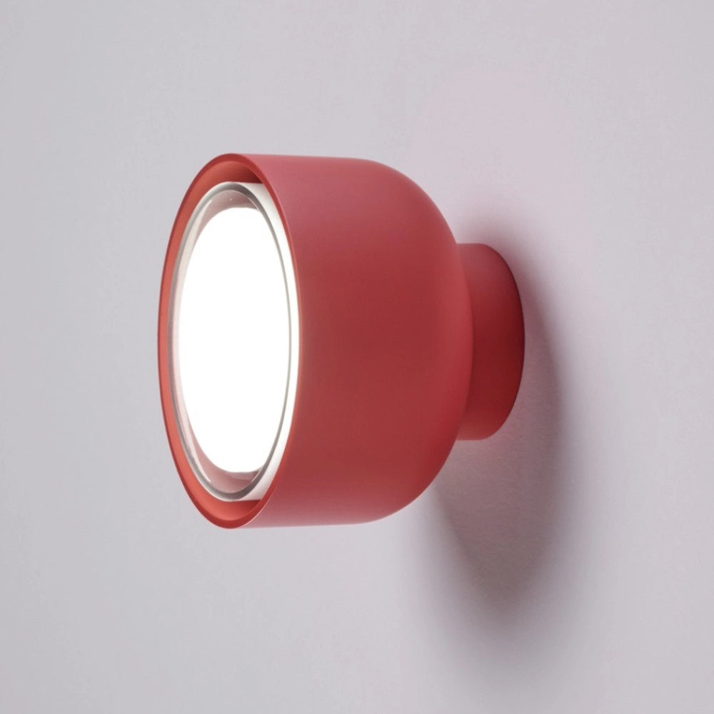 Plafoniera BOTTONE moderna in alluminio Magenta 1xGX53