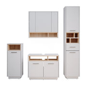 Vicco Set mobili bagno Bianco 4 parti