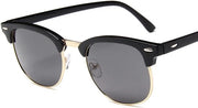 Soleil Polarizzante per Uomo e Donna, Occhiali Semi-Rimless Classici per gli Occhi contro il Sole