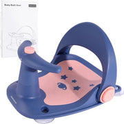 Seggiolino per bambini con morsetto robusto, 3 posizioni, antiscivolo, per bambini in età prescolare, 6-18 mesi, colore blu scuro