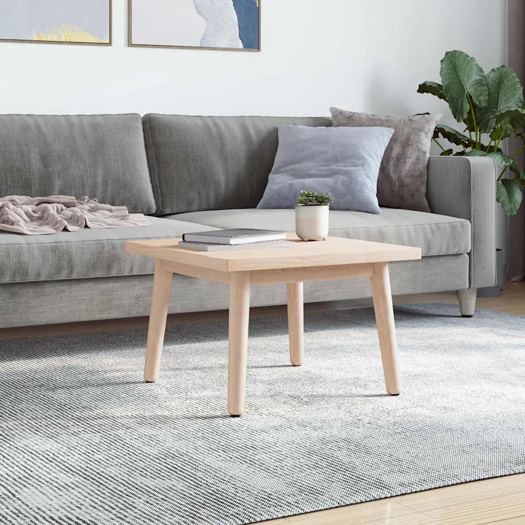 Piano Tavolo | Superficie Tavolo | Piano Scrivania 60x60x2,5 cm in Legno Massello di Pino Quadrato