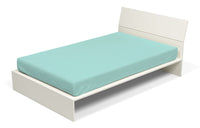 Lenzuolo Sotto con Angoli ed Elastico Tinta Unita Verde Acqua Matrimoniale Maxy