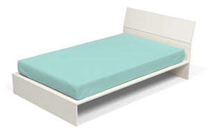 Lenzuolo Sotto con Angoli ed Elastico Tinta Unita Verde Acqua Matrimoniale Maxy