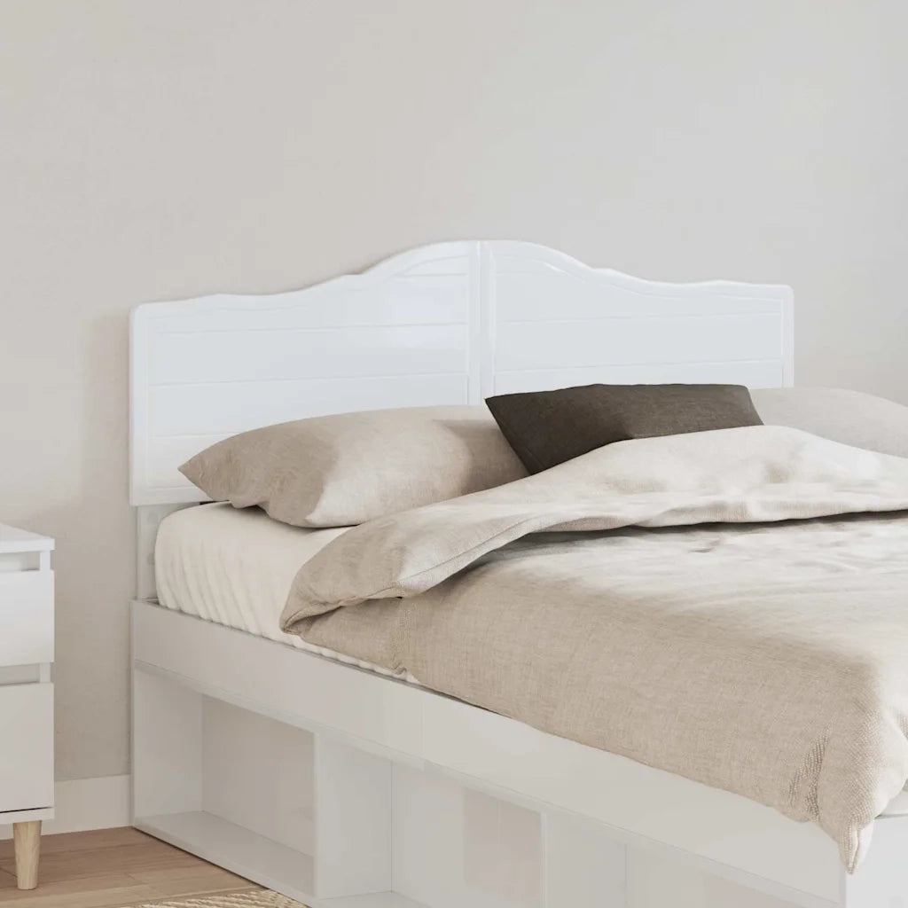 Testiera-Testata-Testiera Decorativa Bianco Lucido 135 cm Legno multistrato 660810