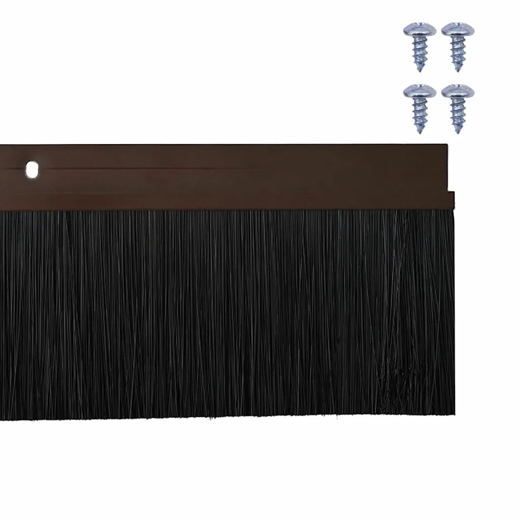 Spazzole per porte a vite 6 pz Marrone 100 cm CFW8641373