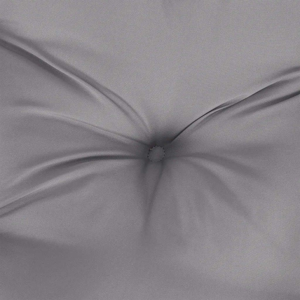 Cuscino per Panca-Cuscini per panchina Grigio 110x50x7 cm in Tessuto Oxford