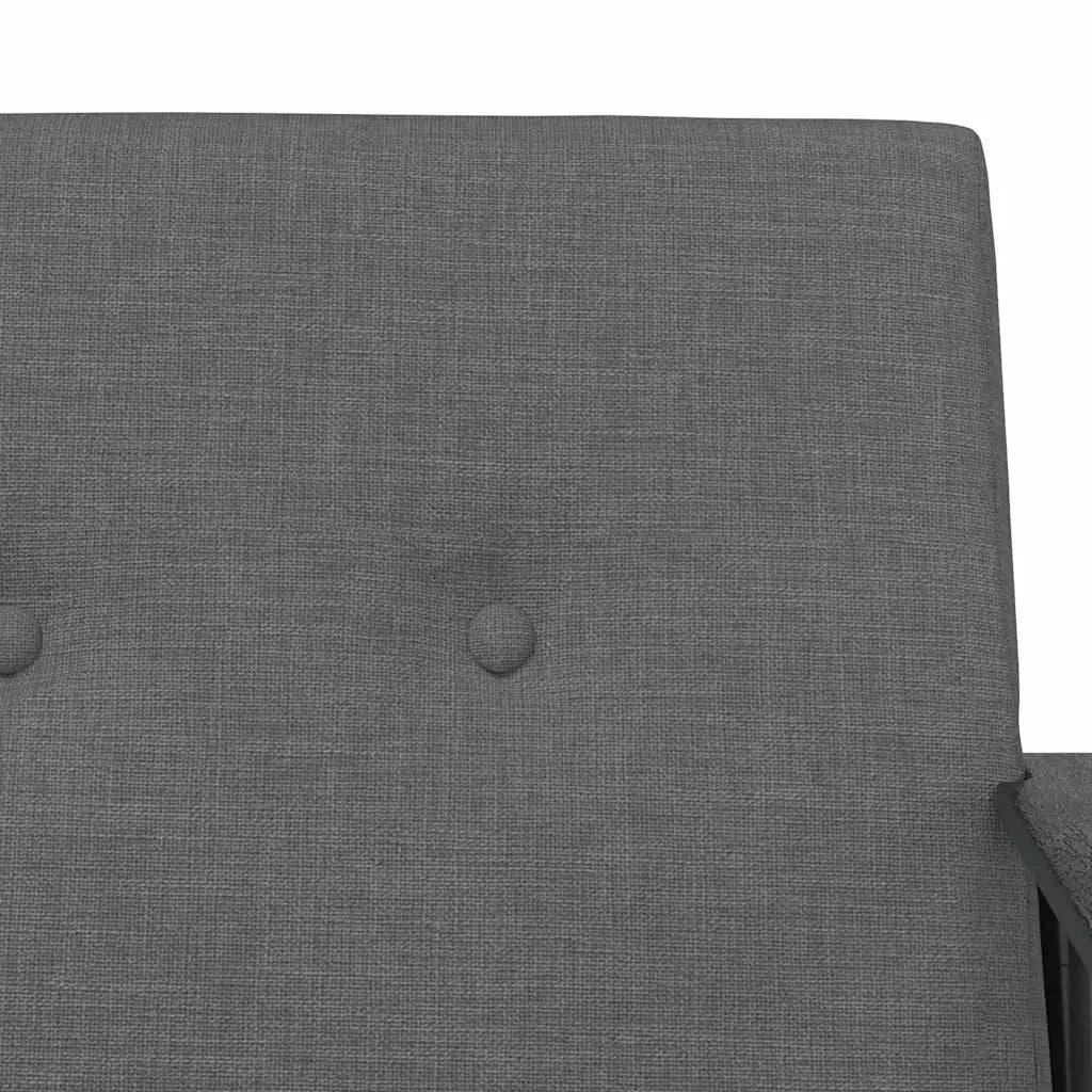 Poltrona-Divano Sedia-Poltroncina Grigio scuro Tessuto 741268