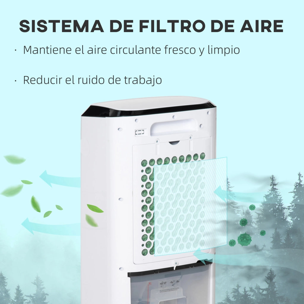 Ventilatore Climatizzatore Evaporativo Portatile 10L ¨C zephmum ¨C Bianco 38.2x31.6x76 cm
