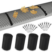 Reti per Grondaie con Ganci 4 pz in HDPE 1,08 ãŽ¡