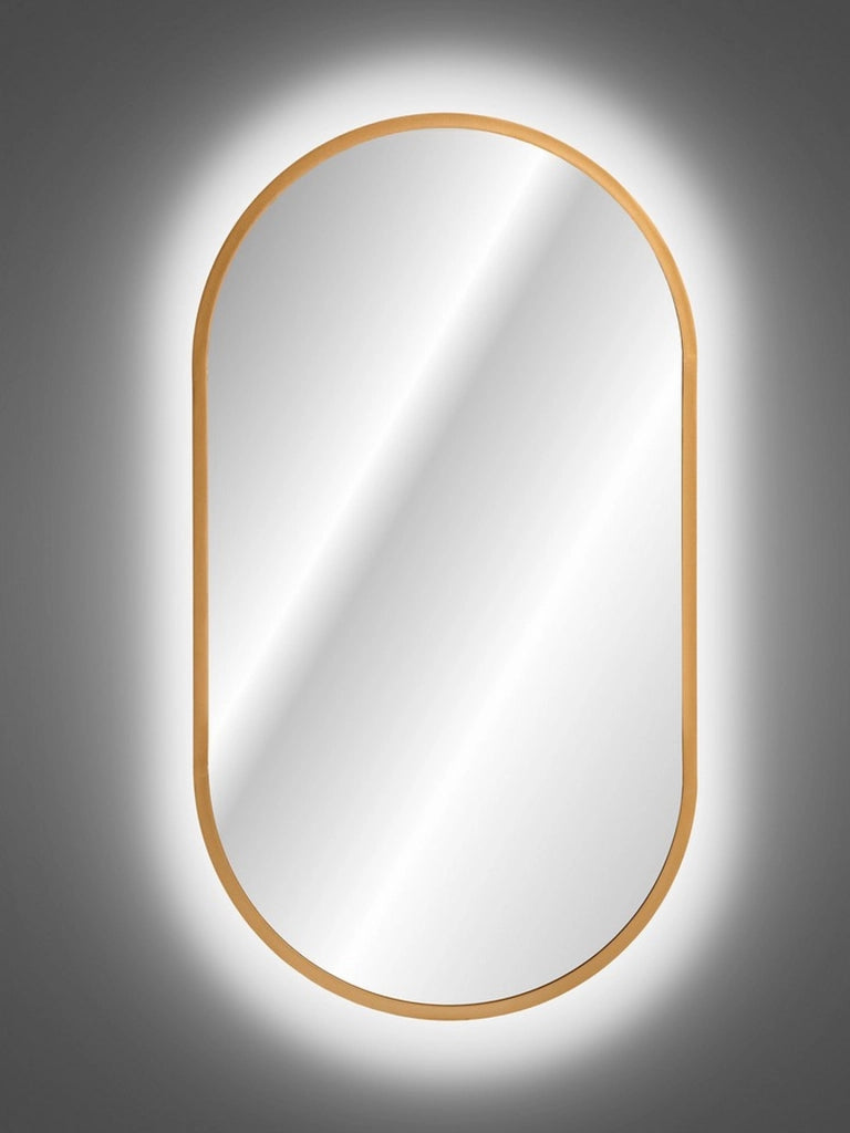 Specchio LED con cornice 50 x 90 x 1 cm