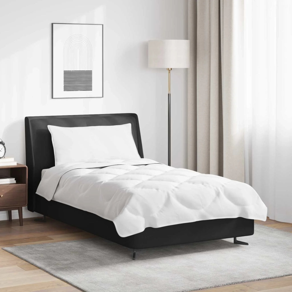 Set di Piumoni con cuscino 2 pcs Bianco Microfibra 3376811
