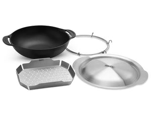 Padella WEBER 7607 Work Con Cestello Barbecue Cottuta Al Vapore