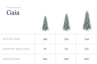 Albero di Natale Gaia 210 cm