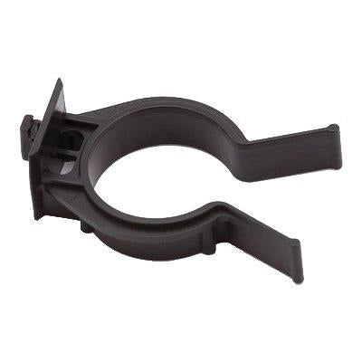 GANCIO PIEDINO MOBILI ABS - NERO FISSAGGIO A ZOCCOLO MM 28- 50 pezzi