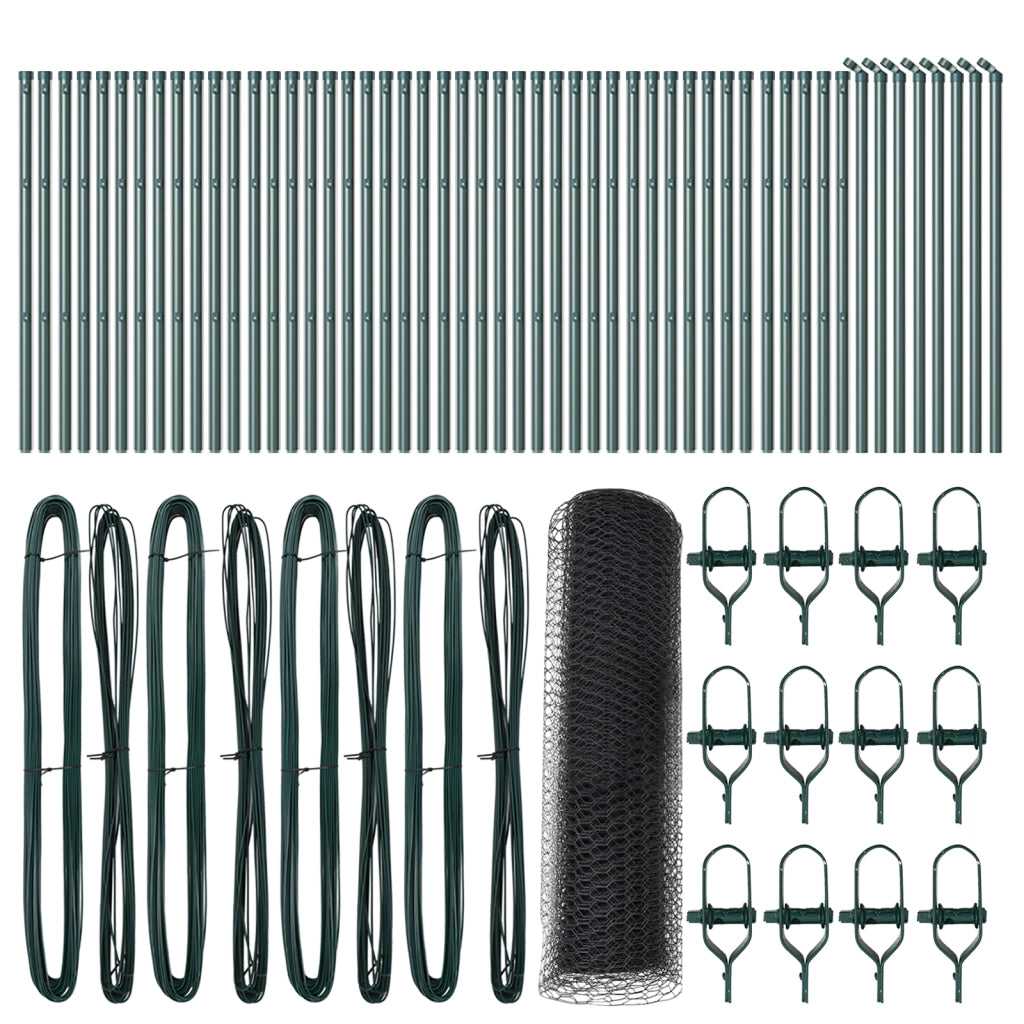 Recinzione Esagonale  Grigio 0.5x100 m Acciaio