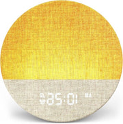 Alarme per Luce Naturale con Simulazione dell'Alba e Macchina di Suoni - 29 Suoni Calmanti - Programmazione della Routine del Sonno Adattabile - Lampada da Notte Regolabile