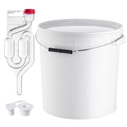 Contenitore di fermentazione KADAX da 20 litri, secchio per vino, liquori, birra, sidro + tubo di sughero
