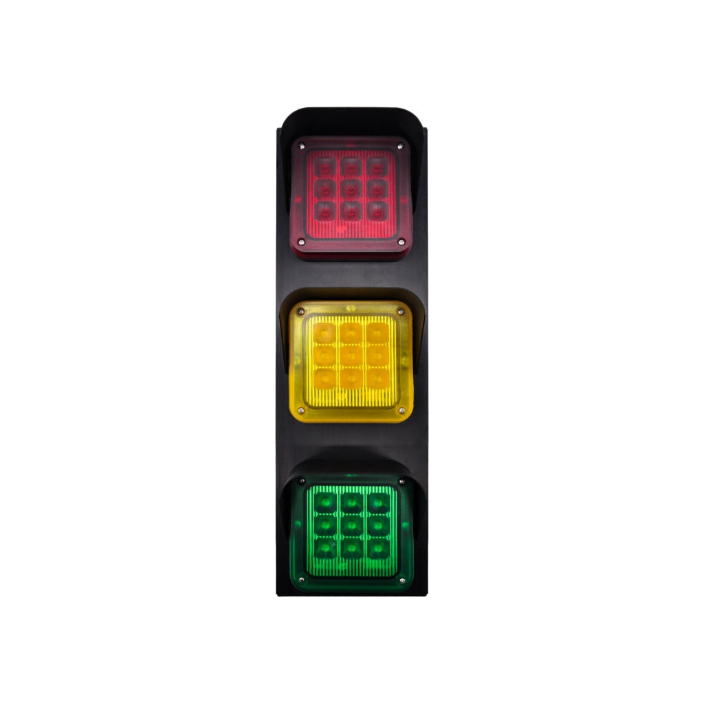 SEMAFORO 3 LUCI ROSSO-GIALLO-VERDE 12/24V VDS SEM-3 550/3025 AUTOMAZIONE NUOVO
