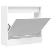 Scarpiera | Mobile per scarpe Bianca 60x21x57 cm in Legno Multistrato