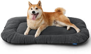 Lettino per Cani Grande - 89 x 56 cm, Cuscino per Cani Grande e Medio, Piuma per Cani con Sottopiede Antiscivolo, Grigio Scuro