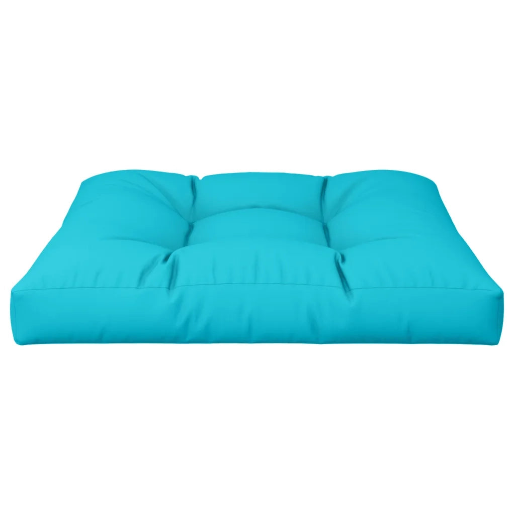 Cuscino per pallet | Cuscini per sedie Turchese 80x80x12 cm in Tessuto