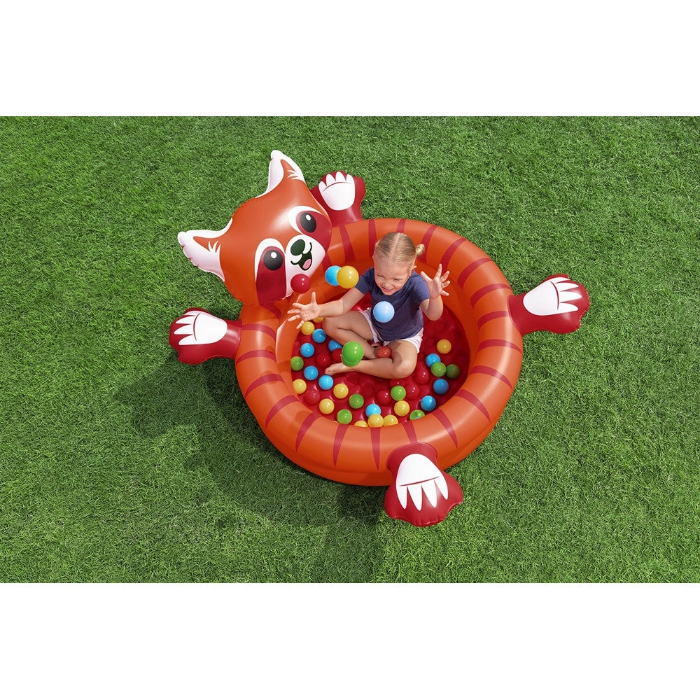 Trade Shop - Piscina Gonfiabile Con Palline Gioco Design Panda 107x94x58cm Per Bambini 2+ Anni 52702 -