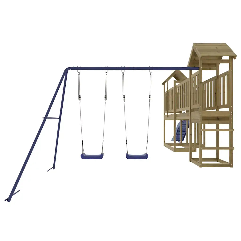 Set da Gioco da Esterno in Legno di Pino Impregnato 3155851