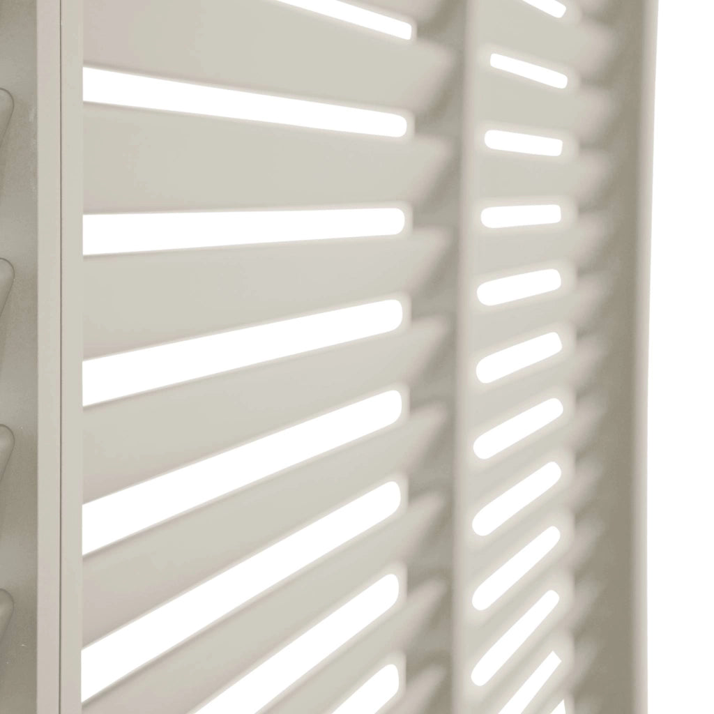 Persiana in alluminio da 1.3m per pergola a lamelle triomphe, beige