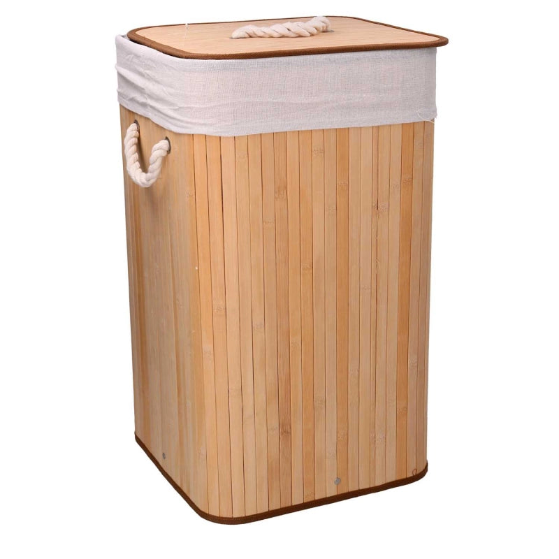 Cestone bambù naturale cm 35x35h60