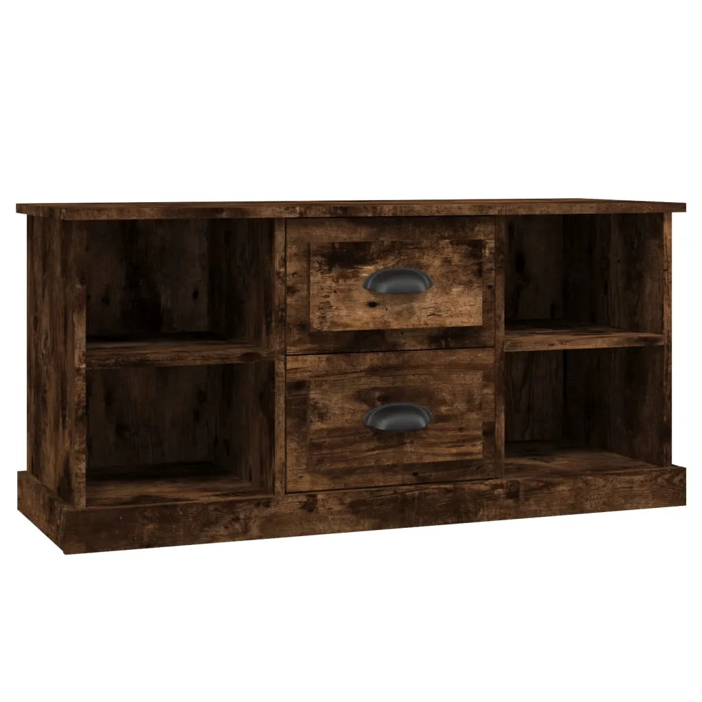 Mobile Porta TV Rovere Fumo 99,5x35,5x48cm in Legno Multistratocod mxl 127183