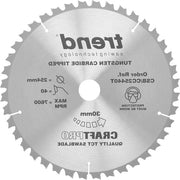 Asse da taglio per attrezzi CC 254mm x 40tx30mm