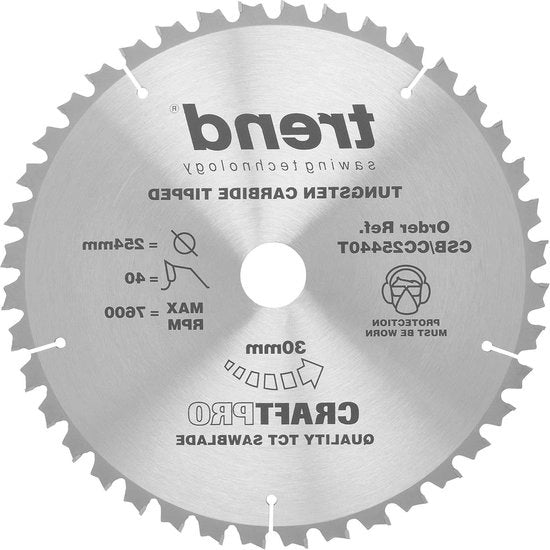 Asse da taglio per attrezzi CC 254mm x 40tx30mm