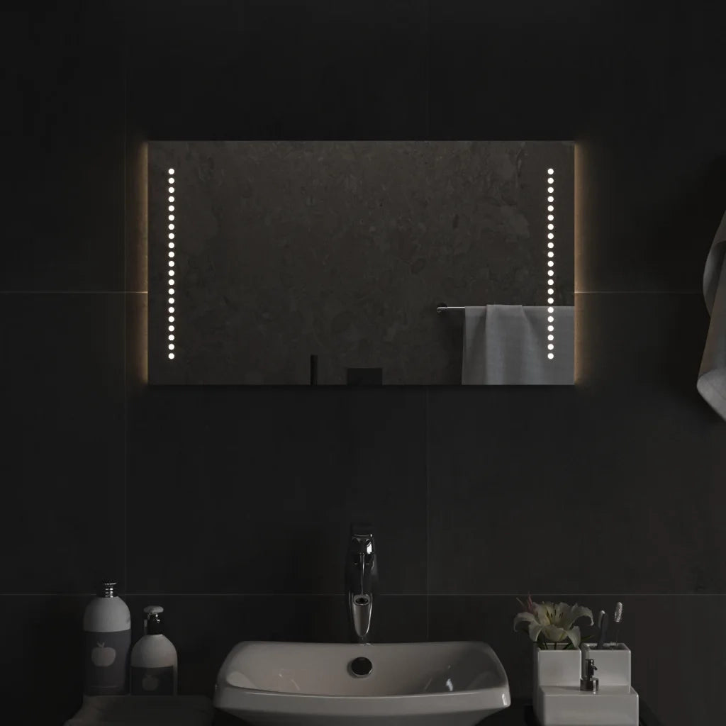 Specchio da Bagno con Luci LED 40x70 cm cod mxl 67739