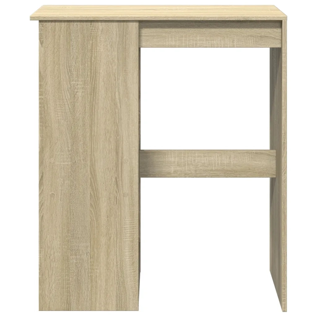 Tavolo Bar con Rastrelliera Sonoma 90x47,5x103,5 cm Multistrato