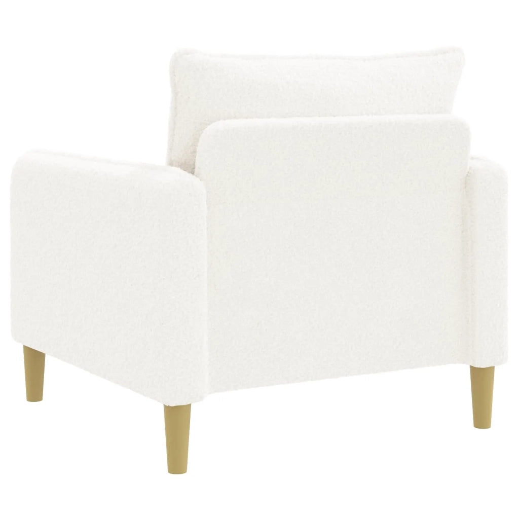 Poltrona XL Bianco Bouclé 42043550