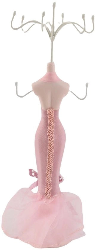 Supporto per Collane - Altezza Regolabile - Albero per Collane - Custodia per Bracciali - Custodia per Anelli - Cassetto per Collane - Materiale Sostenibile - Corda per Collane con Regolazione di Altezza