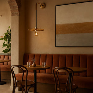 Lampada Da Parete APP1356-1W Old Gold 30 Cm