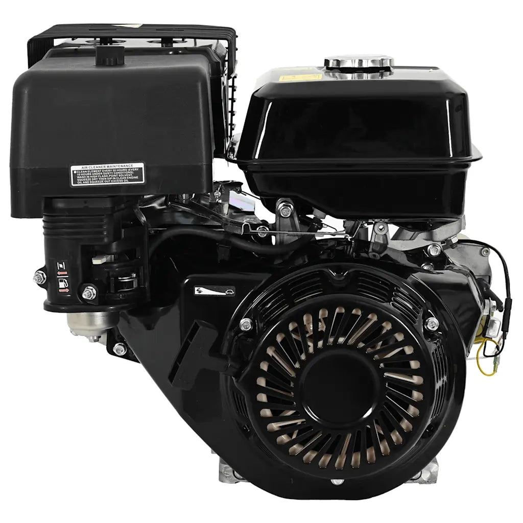 Motore a Benzina con Avvio Elettrico 15 HP 11 kW Nero