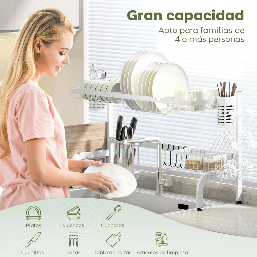 Tavolo da cucina ¨C Zephmum ¨C Bianco 100x30x54,5cm