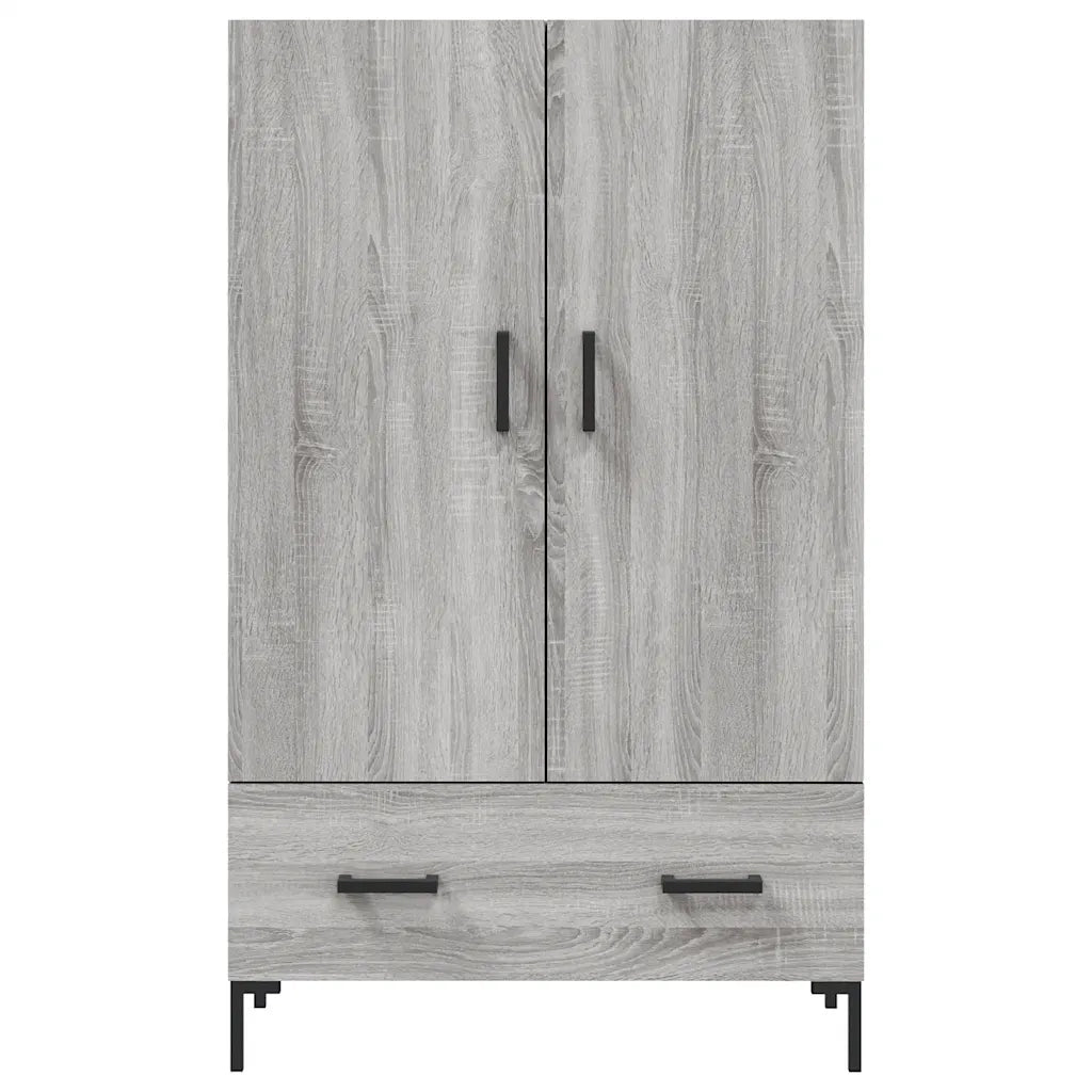 Credenza | Madia | Buffet da pranzo | Armadio da pranzo Grigio Sonoma 69,5x31x115 cm in Legno Multistrato