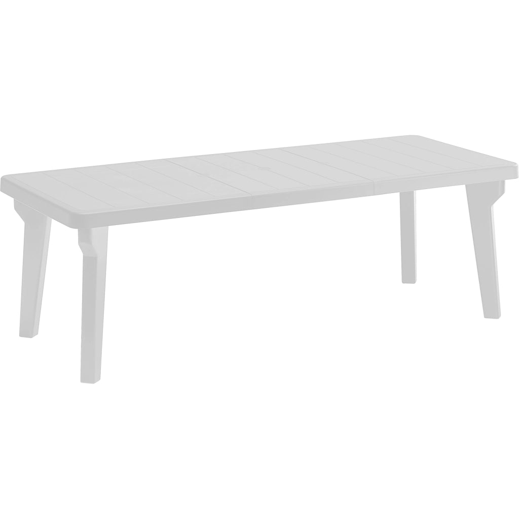 TAVOLO BERGEN 160/220X90X74H BIANCO- 1,0 pz