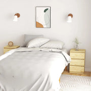 Comodini 2 pz-Set di 2 Tavolino da notte 40x29,5x64 cm in Legno Massello di Pino