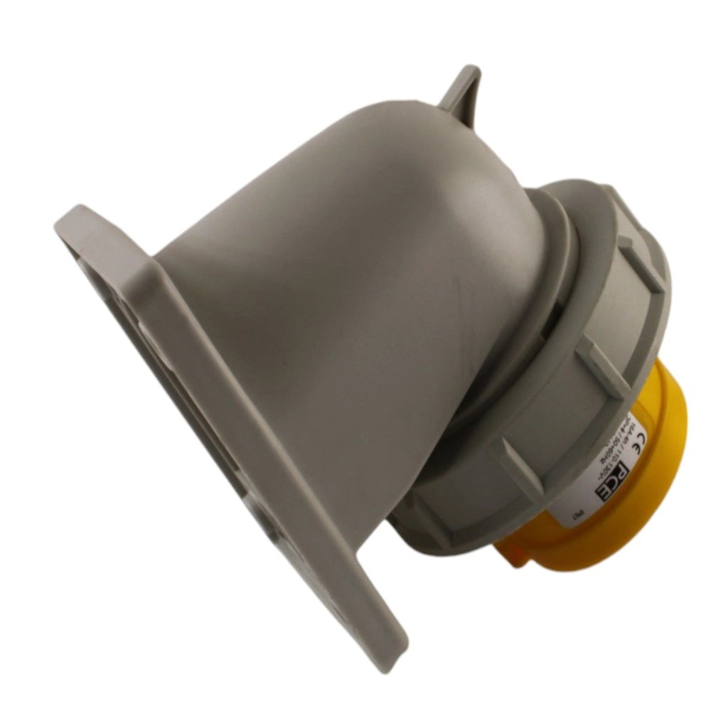 Spina 90 gradi da incasso 16A 3P+PE 110V IP67 PCE