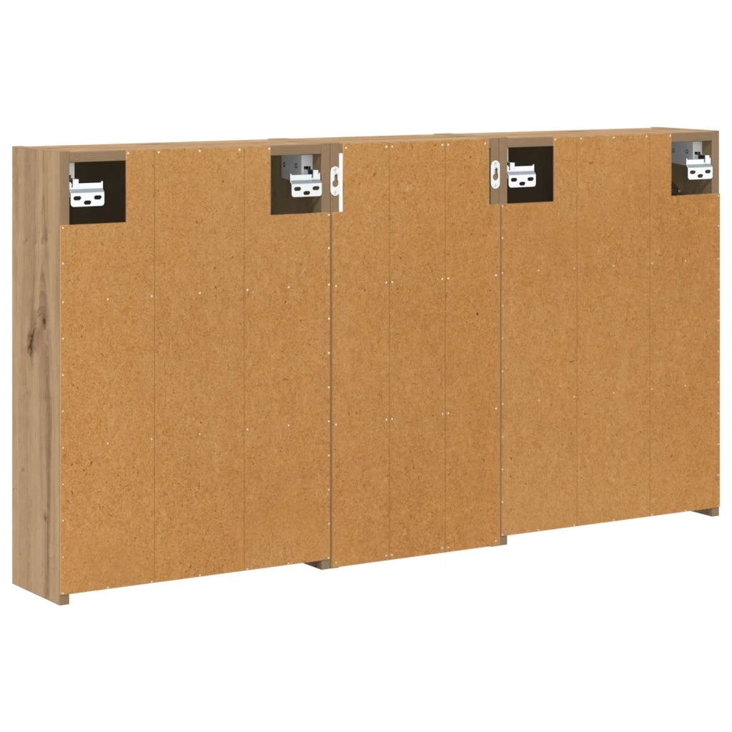 Set di Armadi da Bagno 3 pcs 116 x 16 x 62,5 cm