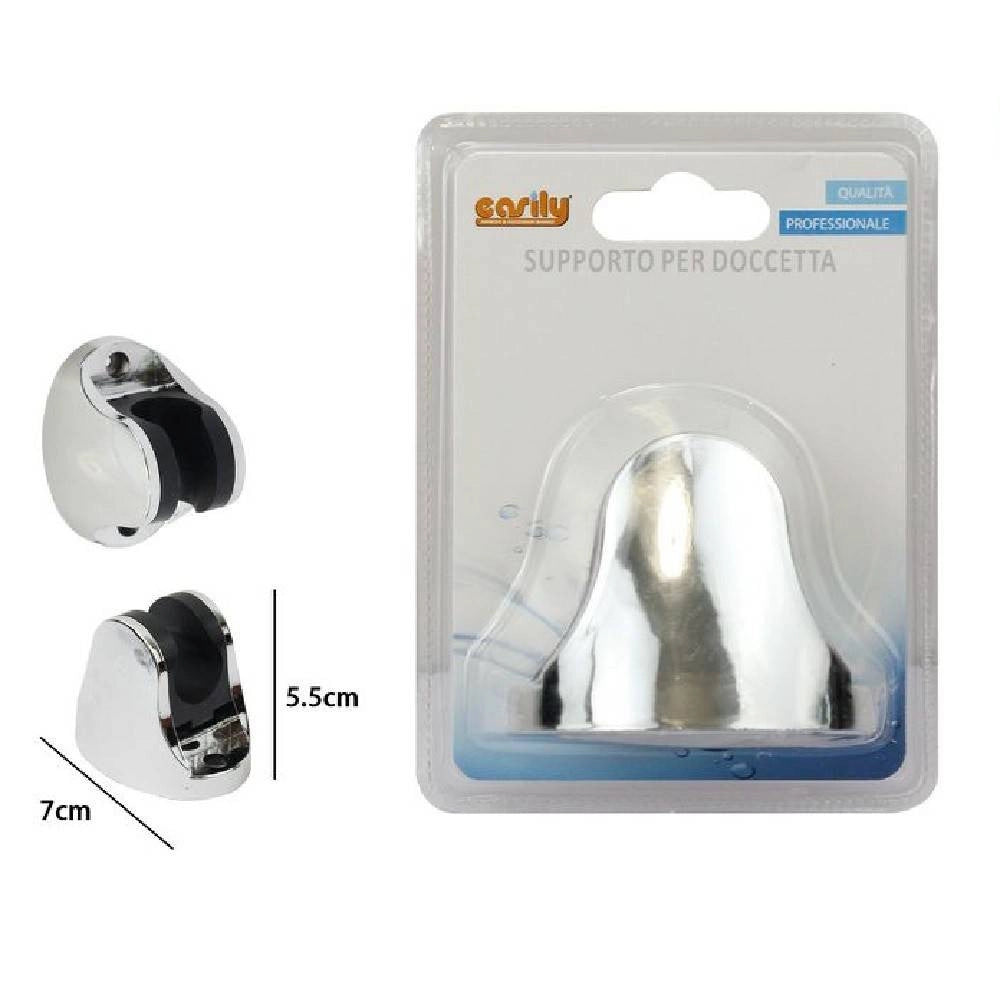 Trade Shop - Ricambio Supporto Doccia Per Staffa Doccetta Soffione Doccia Fisso 7x5.5cm 59568 -